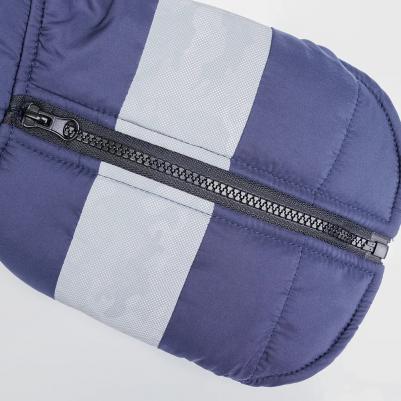 Куртка со светоотражающей полосой для собак, S, синяя – фото 4