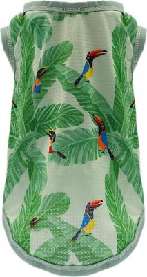 Майка для собак Птицы XL зеленый (унисекс) – фото 2