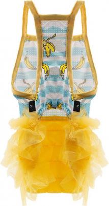 Платье для собак Бананы, XL, желтая (девочка) – фото 1