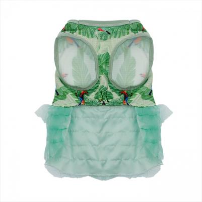 Платье для собак Птицы XL зеленый (девочка) – фото 1