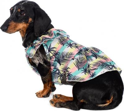 Платье для собак с листьями XS зеленый (унисекс) – фото 4