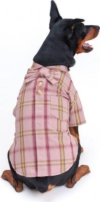 Рубашка красная с бантом L – фото 5