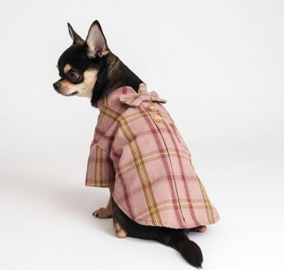 Рубашка красная с бантом XS – фото 2