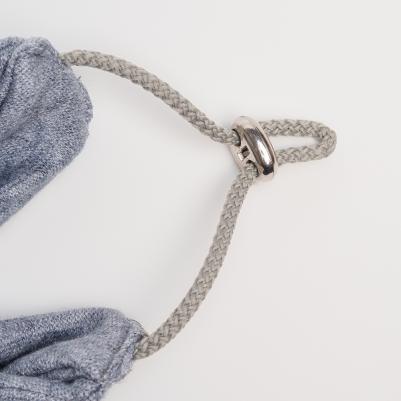 шапочка зимняя универсальная для собак, S, серый шелк (унисекс) – фото 8