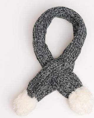 Шарф для собак, 9х60 см, серый меланж – фото 2