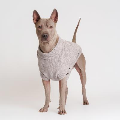 Свитер из шенилла для собак, 4XL, серый