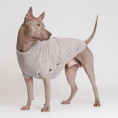 Свитер из шенилла для собак, 5XL, серый – фото 7