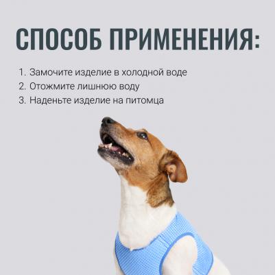 Жилет охлаждающий синий 24см – фото 1