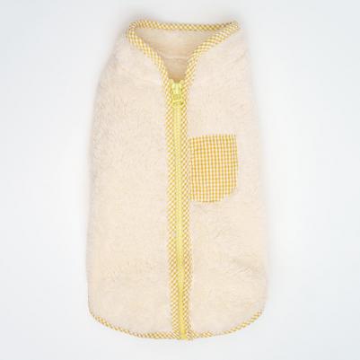 Жилетка-пальто на замке для собак, 5XL, желтый – фото 4