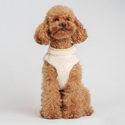 Жилетка пальто на замке для собак, L, желтое – фото 6