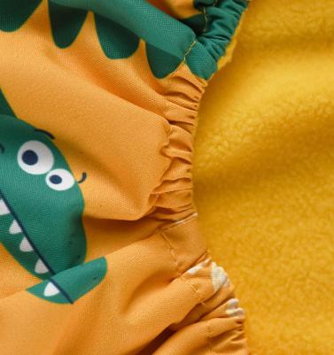 Дождевик для собак Дино оранжево-зеленый XXL – фото 9