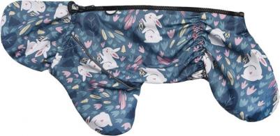 Дождевик для собак Лип, унисекс, разноцветный, S, длина спины 30 см – фото 1