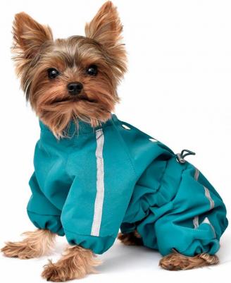 Комбинезон для собак Фифти, мужской, зеленый, M, длина спины 27 см – фото 6