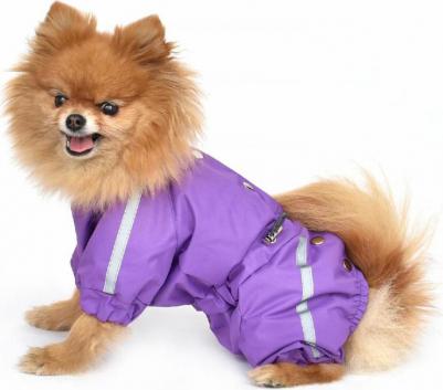 Комбинезон для собак Фифти, женский, фиолетовый, M, длина спины 27 см