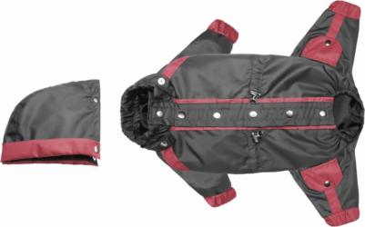 Комбинезон для собак Свитч, женский, красный, серый, L, длина спины 30 см – фото 3