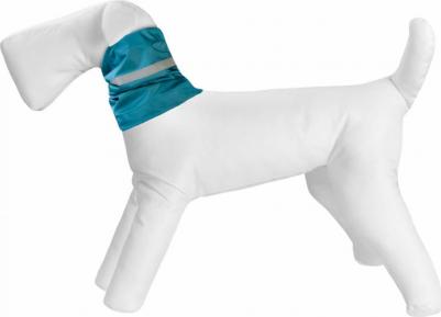 Шарф для собак унисекс, демисезон, зима, голубой, S