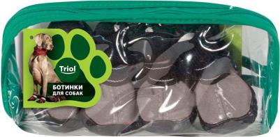 Ботинки для собак серые S (50х45х40мм)