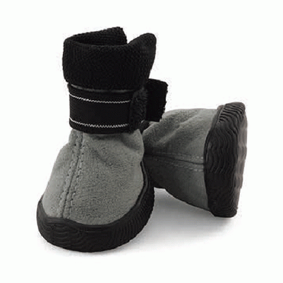 Ботинки для собак YXS144-3 серые, 40х40х55мм (уп.4шт.) – фото 1