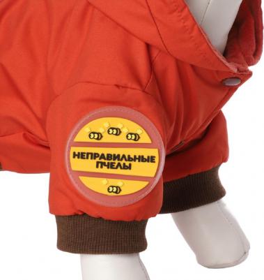 Комбинезон-дождевик для собак Сладкий медвежонок, M, коричневый – фото 4