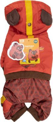 Комбинезон-дождевик для собак Сладкий медвежонок, XL, коричневый – фото 1