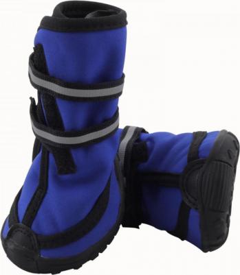 Обувь для собак размер L, 4 шт синий – фото 7