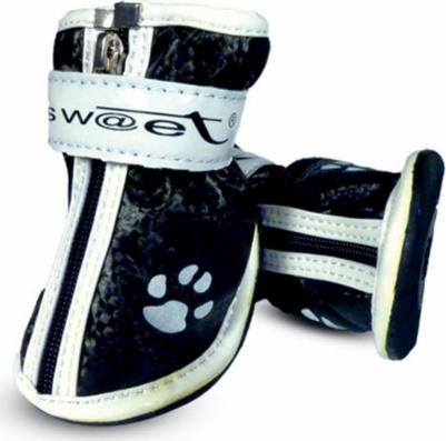 Обувь для собак размер M, 4 шт черный – фото 2