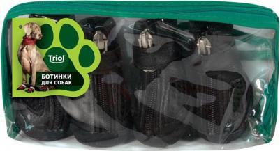 Обувь для собак размер S, M, 4 шт черный – фото 2