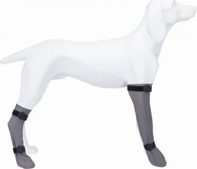 Защитные носки для собак S: 6 и 30 см, серый