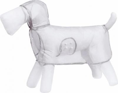 Дождевик для собак Нет, унисекс, прозрачный, L, длина спины 45 см