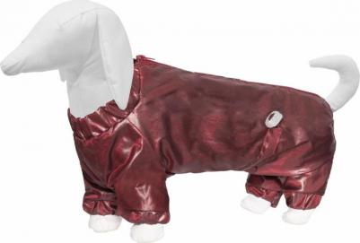 Дождевик для собак, унисекс, коричневый, №1, длина спины 36 см