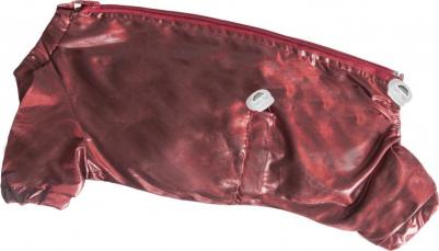 Дождевик для собак, унисекс, коричневый, №1, длина спины 36 см – фото 2