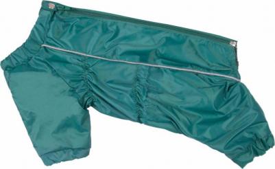 Дождевик для собак, унисекс, зеленый, М, 2, длина спины 24 см – фото 1