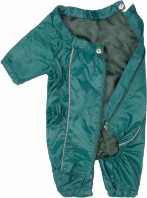 Дождевик для собак, унисекс, зеленый, М, 2, длина спины 24 см – фото 2