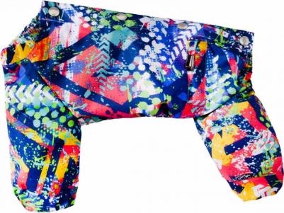 Дождевик для собаки с рисунком "Абстракция"синийразмер XL лн26ос0,088 кг – фото 1
