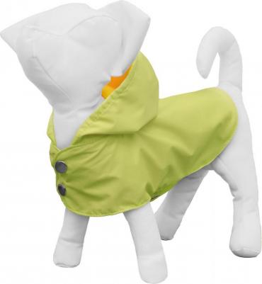 Дождевик-плащ для собак салатовый S