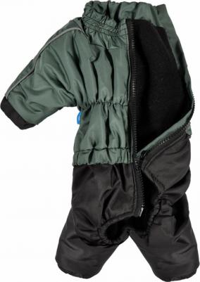 Комбинезон для собак на флисовой подкладке серо-зелёный размер L лн26ос 0,1 кг 55965 – фото 2