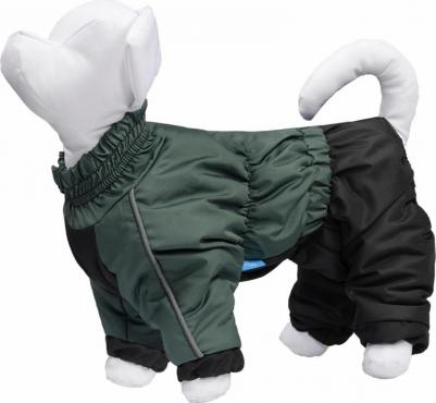 Комбинезон для собак на флисовой подкладке серо-зелёный размер L лн26ос 0,1 кг 55965