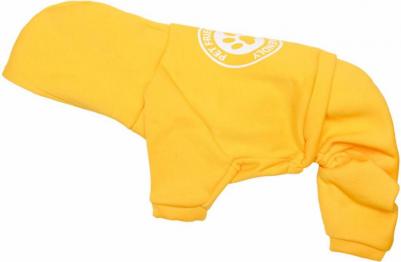 Костюм для собак, унисекс, желтый, M, длина спины 27 см – фото 1
