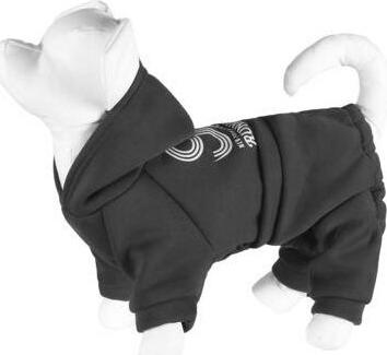 костюм для собаки с капюшоном, светло-серый (S) – фото 1