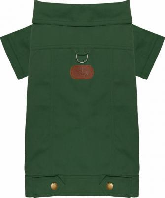 Куртка для собак, унисекс, зеленый, XL, длина спины 40 см – фото 1