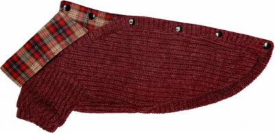 Свитер для собак, унисекс, красный, XL, длина спины 40 см – фото 1