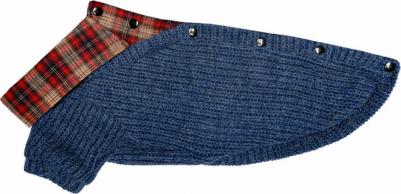 Свитер для собак, унисекс, синий, M, длина спины 30 см – фото 1