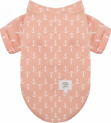 Толстовка для собак Якорь, унисекс, розовый, XS, длина спины 20 см – фото 2