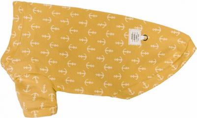 Толстовка для собак Якорь, унисекс, желтый, S, длина спины 25 см – фото 2