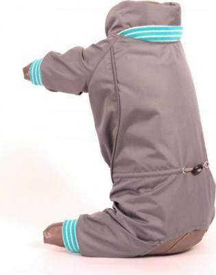 Комбинезон для собак Серый дым унисекс р. XL 32см – фото 1