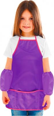 Фартук с нарукавниками для труда и занятий творчеством, 44х55 см, фиолетовый, 228358 – фото 6