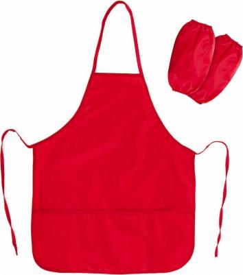 Фартук с нарукавниками для труда и занятий творчеством, 44х55 см, синий, 228361