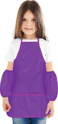 Фартук с нарукавниками для уроков труда увеличенный размер, 45 х 60 см, фиолетовый – фото 2