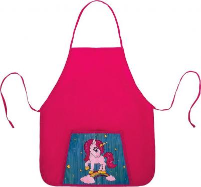 Набор для уроков труда, клеенка ПВХ, фартук с нарукавниками, "Rainbow unicorn", 270197 – фото 1
