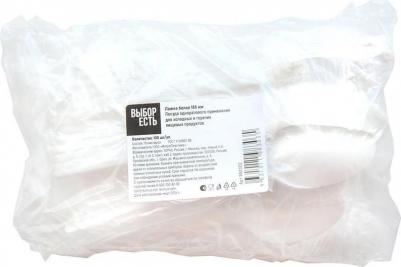 Ложка одноразовая столовая Бюджет белая 165 мм 100 штук в упаковке – фото 12